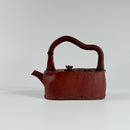 Handcrafted Red Stoneware Plum Blossom Teapot