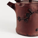 Handcrafted Red Stoneware Plum Blossom Teapot