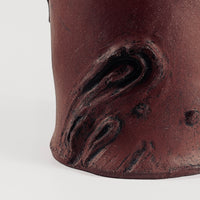 Handcrafted Red Stoneware Plum Blossom Teapot