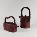 Handcrafted Red Stoneware Plum Blossom Teapot