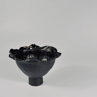 Handcrafted Stoneware Mini High-Foot Tray