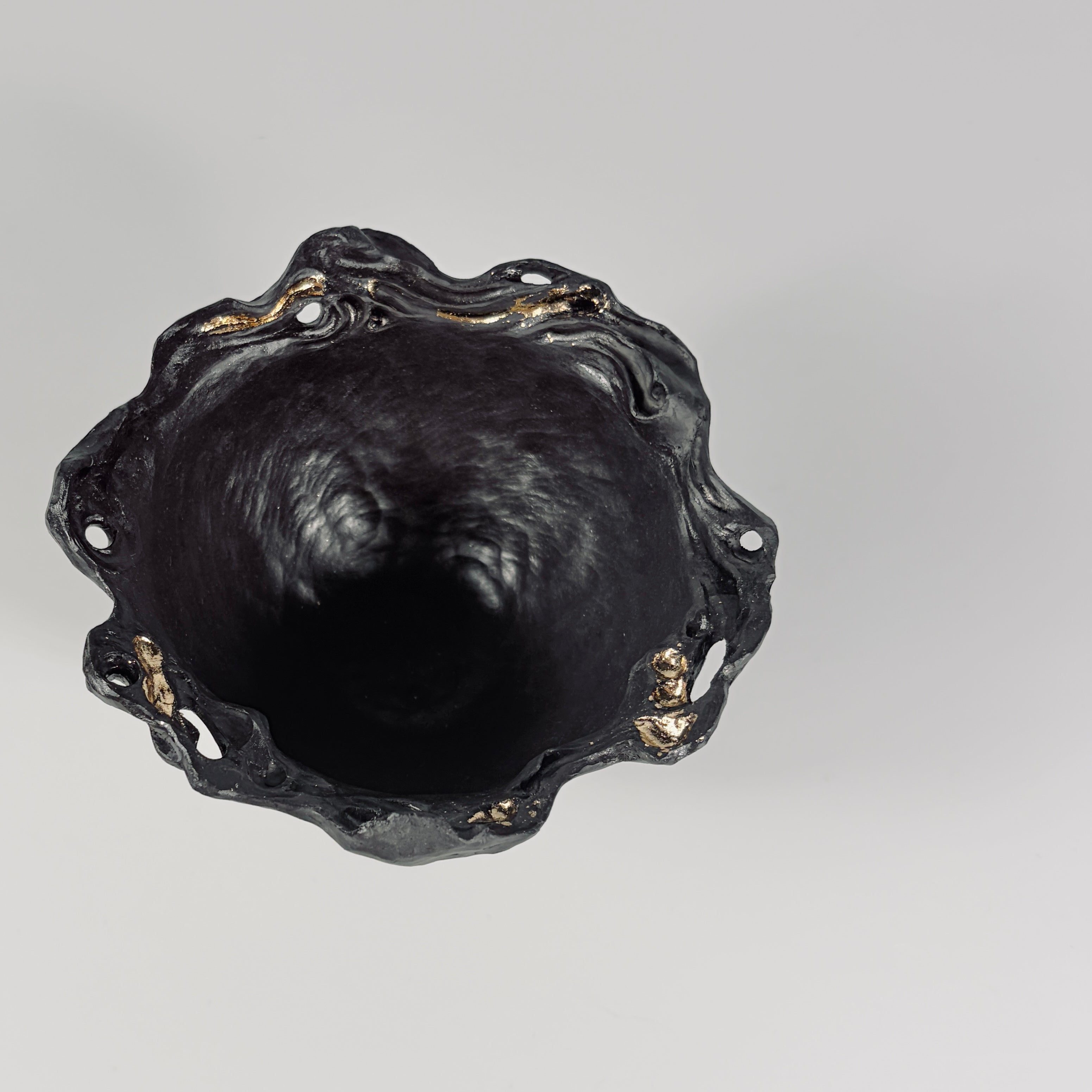 Handcrafted Stoneware Mini High-Foot Tray