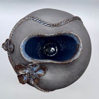 Dark Petals - Medium Ceramic Vase