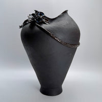 Dark Petals - Medium Ceramic Vase