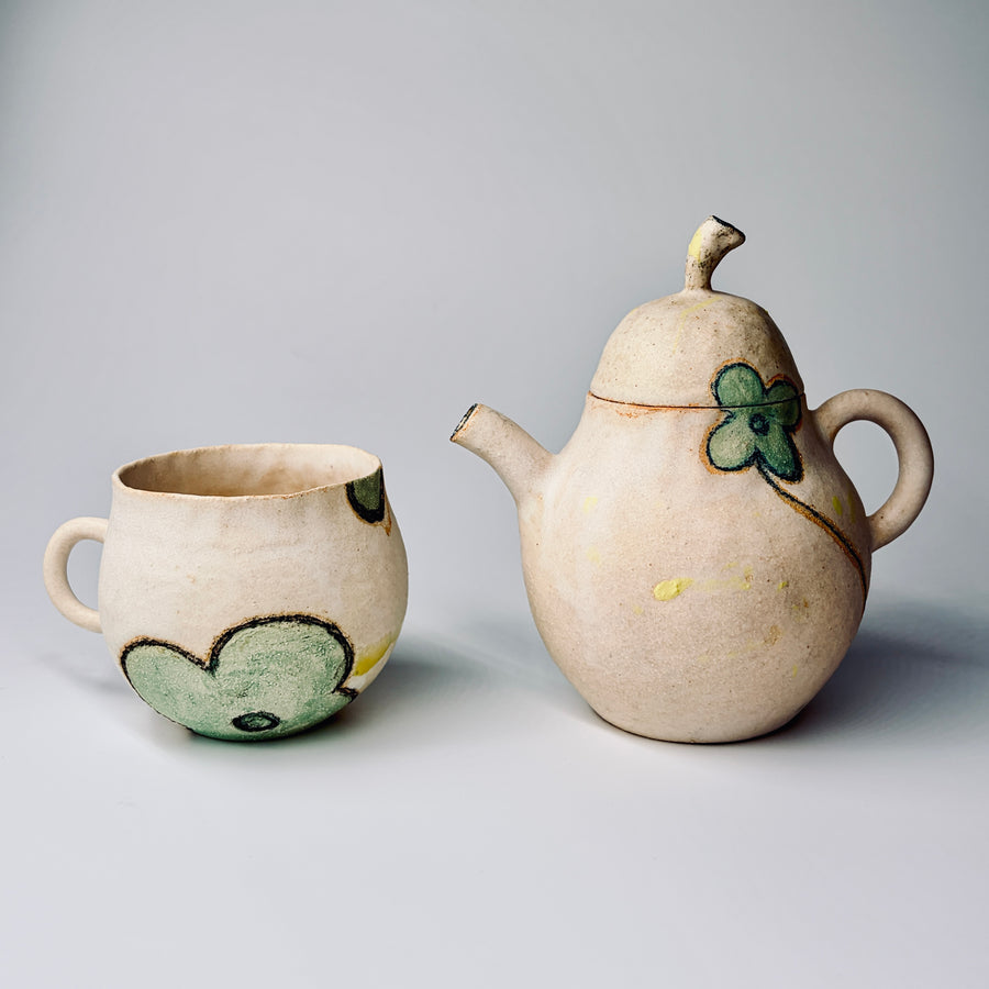 Pre-Order Pear Teapot Set (One Teapot & One Cup)