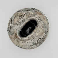 Year of the Snake Moon Jar - Cream White