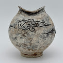 Year of the Snake Moon Jar - Cream White
