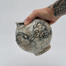 Year of the Snake Moon Jar - Cream White