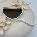 Matte White Flower Vase - Clean Neck