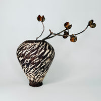 Pre-order handcrafted "Cenere" stoneware vase.